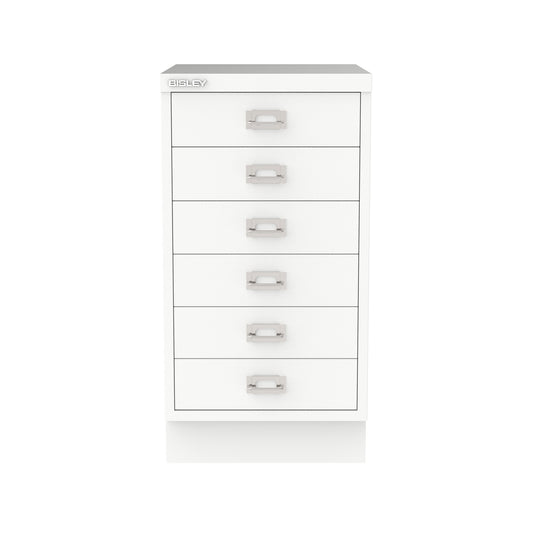 Bisley A3 Series MultiDrawer - A3 6 Drawer Filing Cabinet Traffic White - Industrious Decor