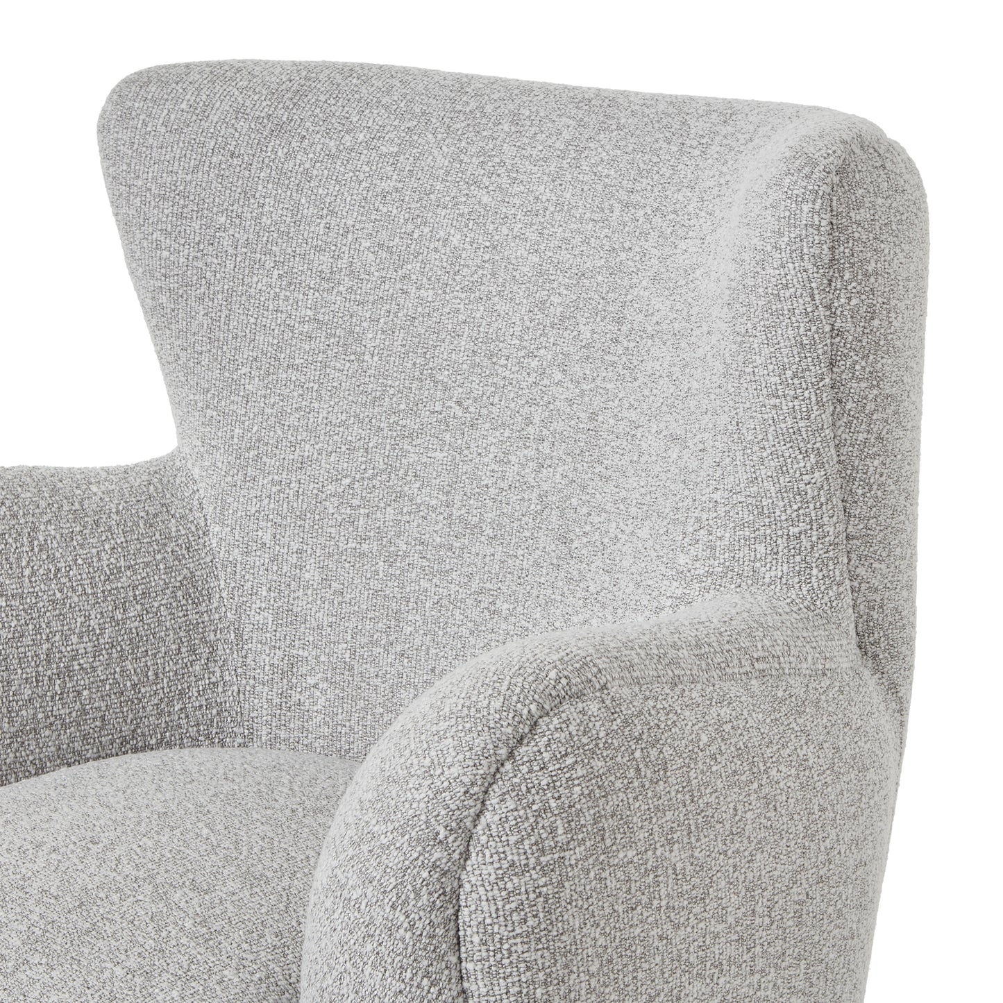 Avery Bouclé Accent Chair - Industrious Decor