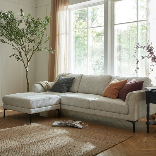 Averly Modern Sofa & Footstool