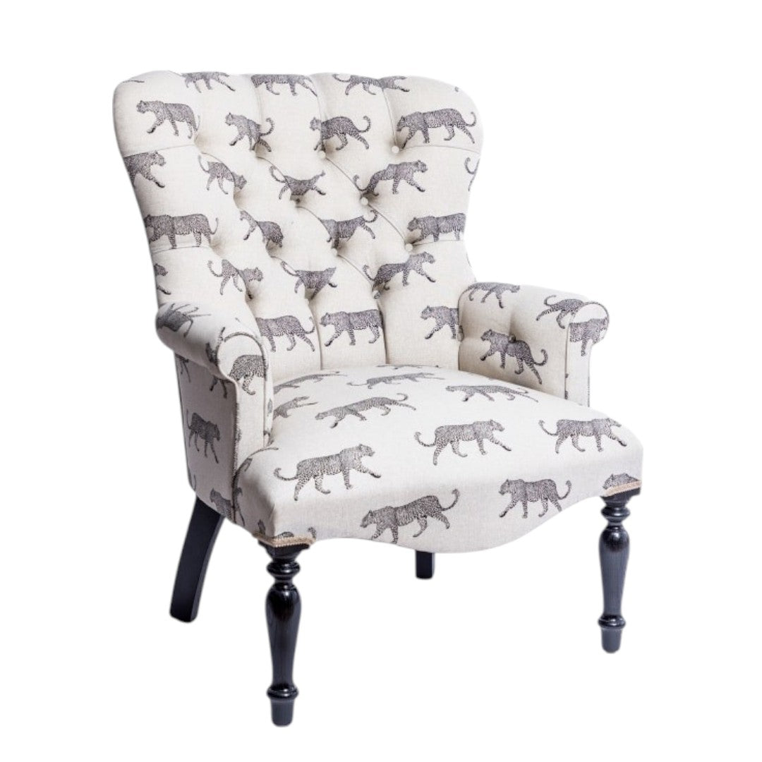 Leopard Printed Occasional Chair