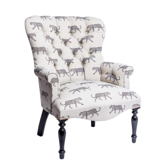 Leopard Printed Occasional Chair