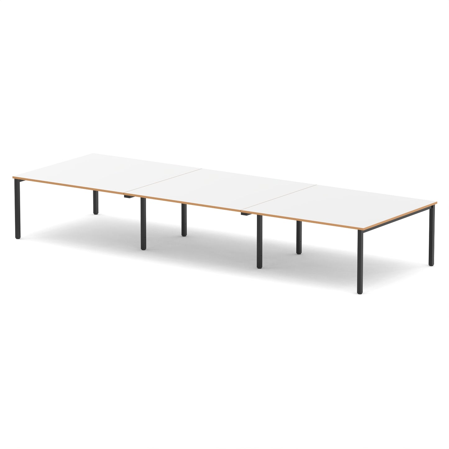 Evolve Plus Rectangular Boardroom Table 4800 Black - Industrious Decor