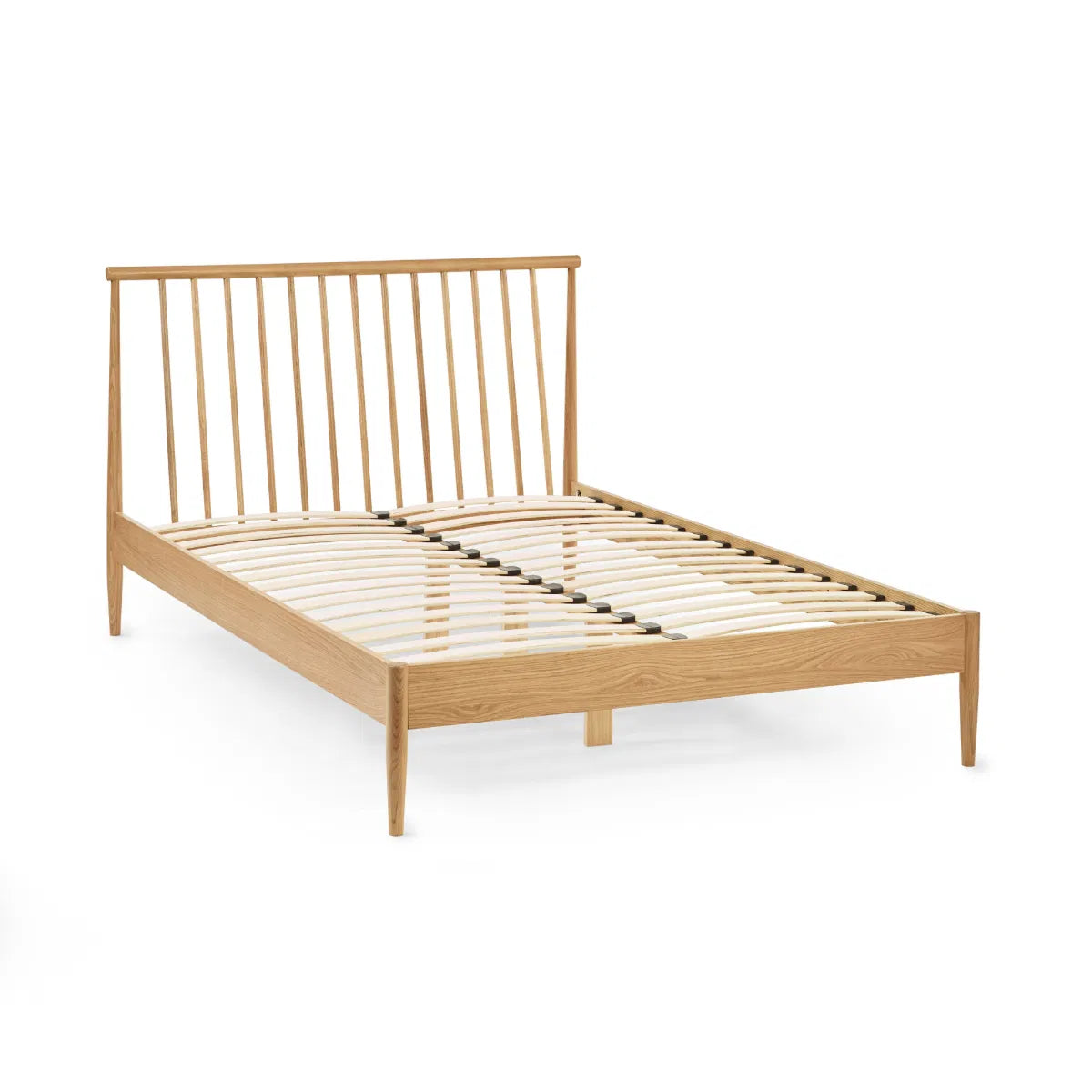 Oxford Double Bed Frame — Natural Oak - Industrious Decor