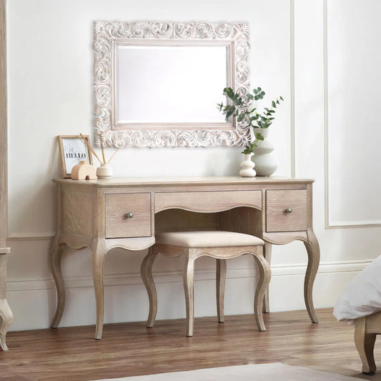 Amelia Dressing Table & Stool - Industrious Decor