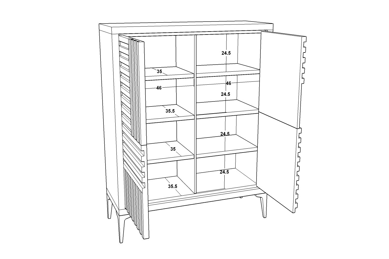 Geometric Cabinet