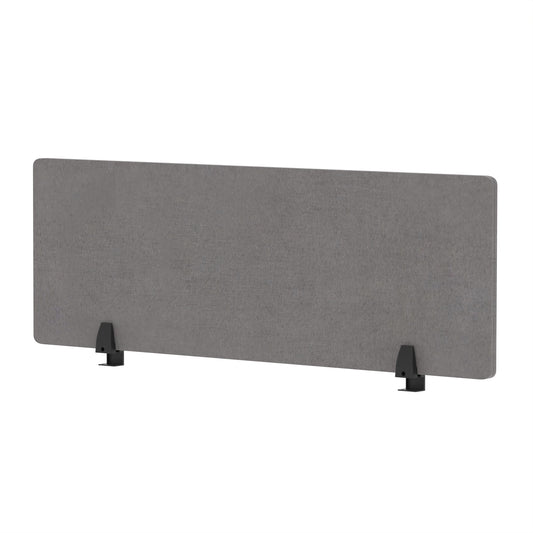 Avenor Desktop Privacy Screen – 400mm High 1200 Grey - Industrious Decor
