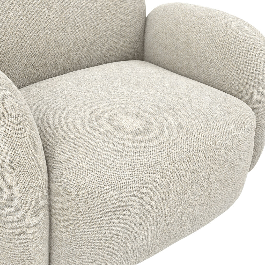 Finn Accent Chair — Bone - Industrious Decor