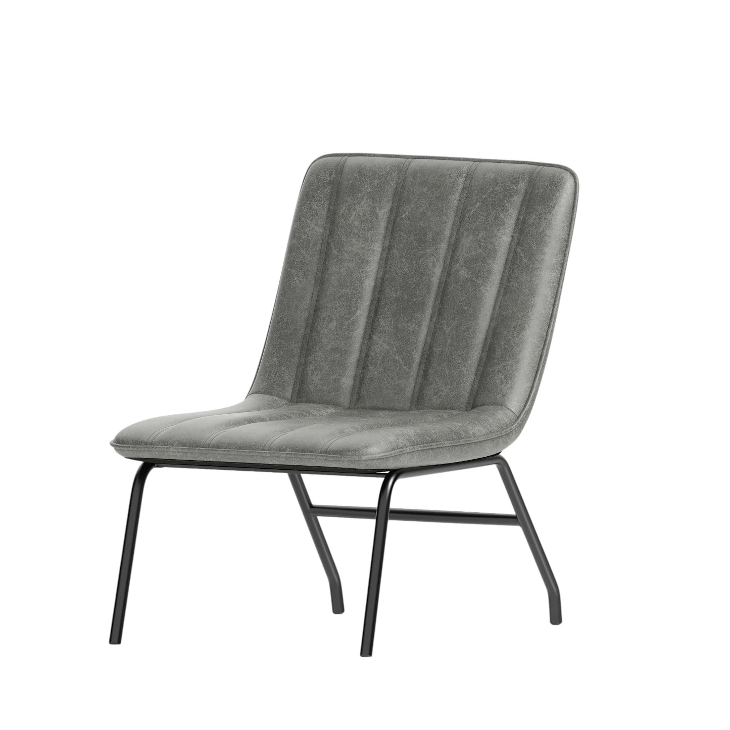 Hux Accent Chair Crib 5 Pewter Grey - Industrious Decor