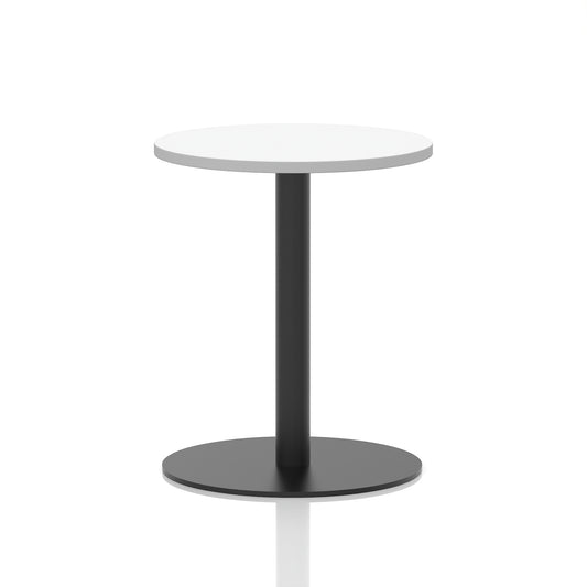 Tavren Round Poseur Table – Black Base - Industrious Decor