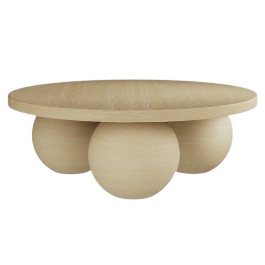Ball Coffee Table — Light Natural - Industrious Decor