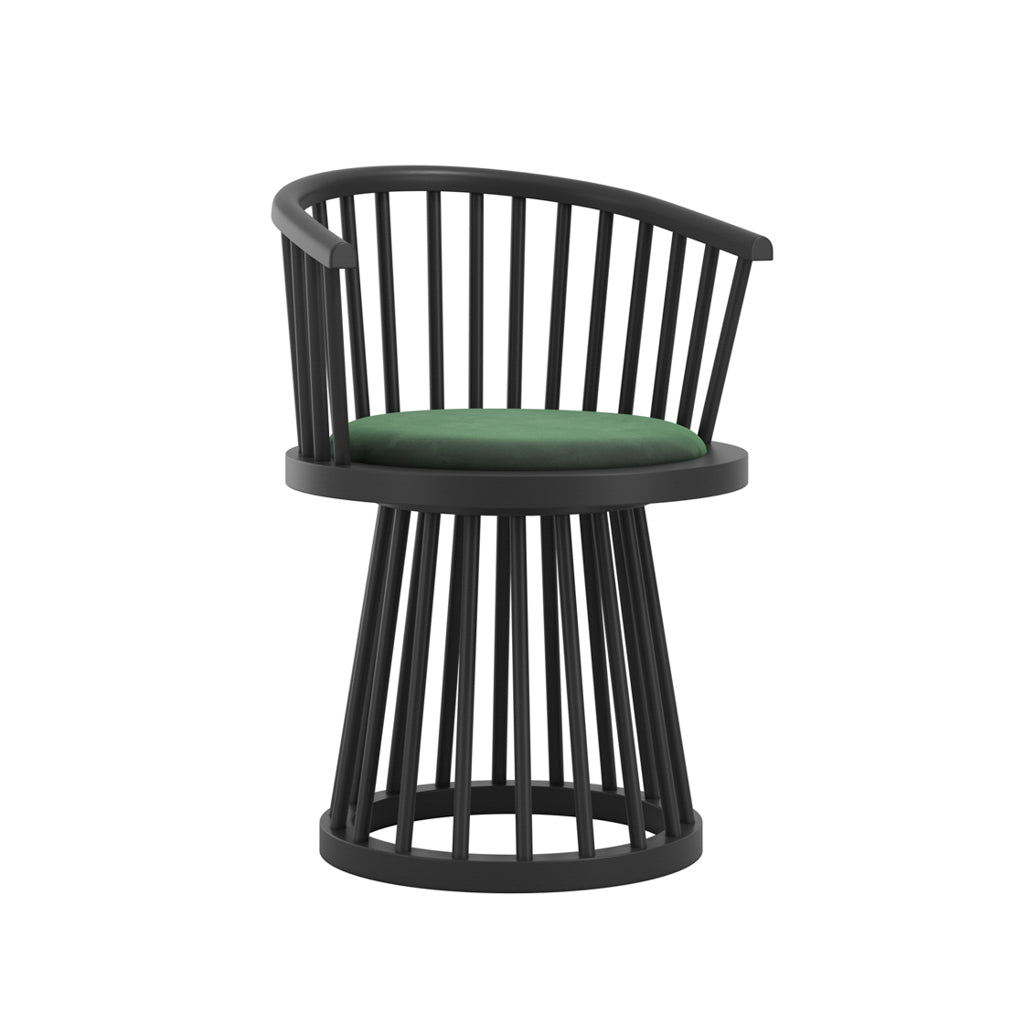 Cage Dining Chair — Forest Green - Industrious Decor