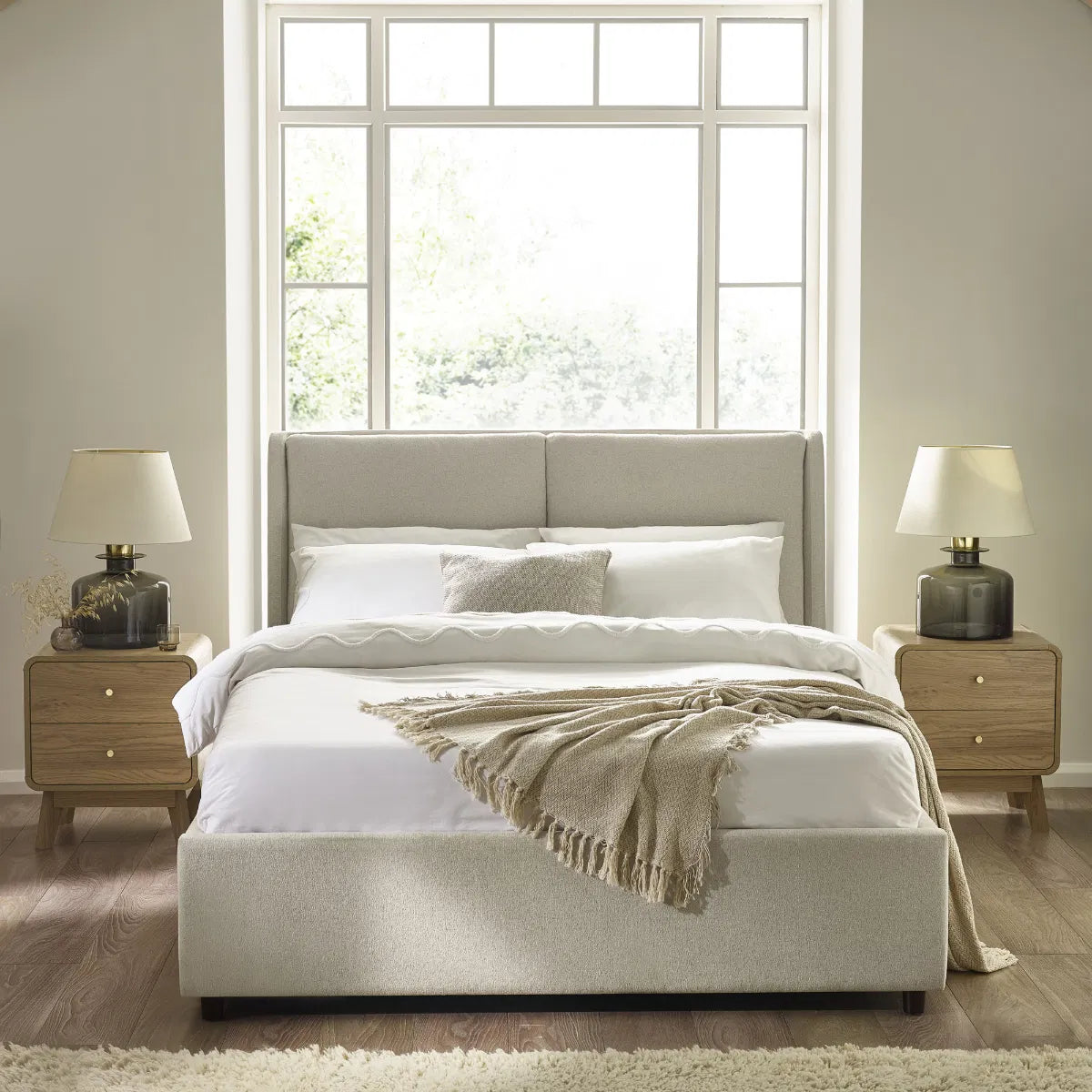 Pillow Ottoman Double Bed