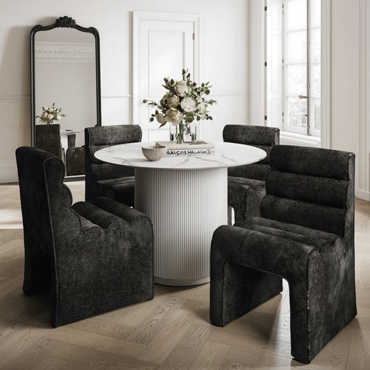Marcel Dining Chair — Black - Industrious Decor