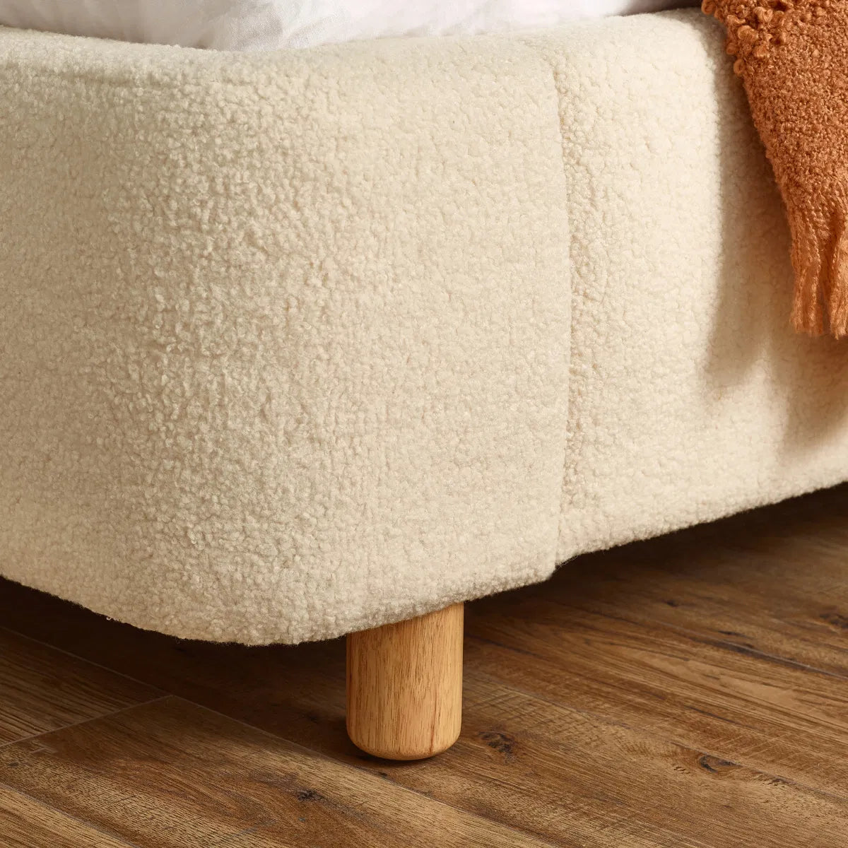 Jess Boucle Double Bed