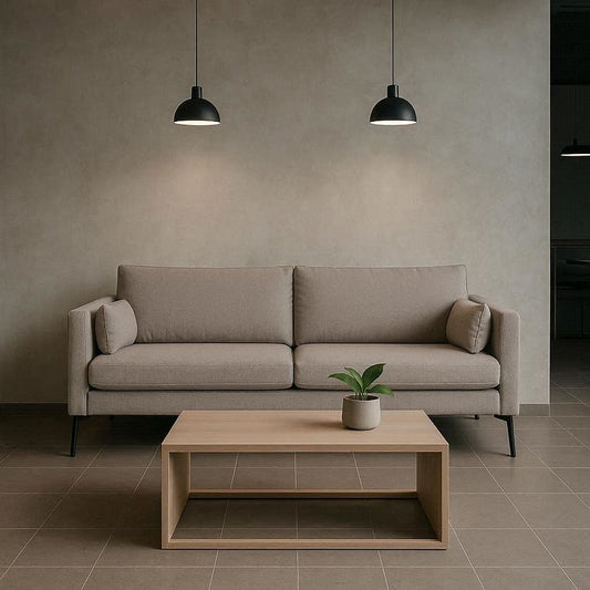 Camden 3 Seater sofa in a commercial hospitality setting showing scale in a lounge environment