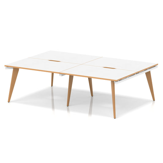 Strand Bench Desk – 2 Person - Industrious Decor
