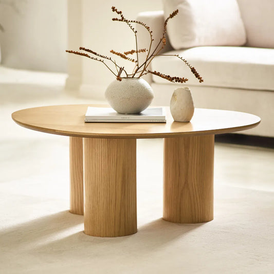 Pillar Coffee Table - Industrious Decor