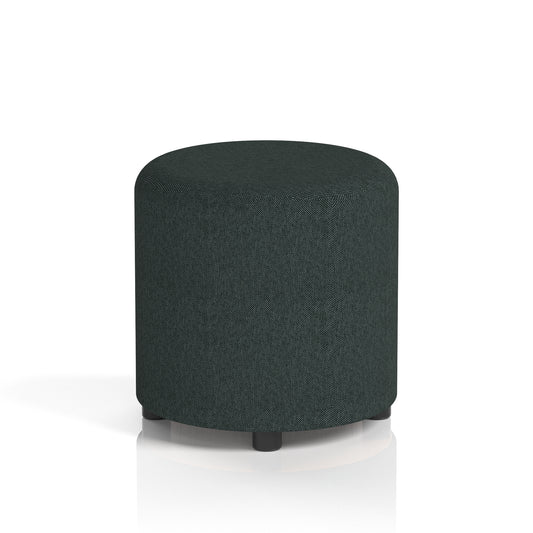 Commercial Round Stool – Single Tone | Crib 5 Contract Rivet - Charcoal Body And Top - Industrious Decor