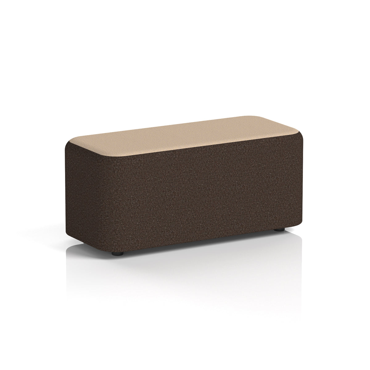 Commercial Rectangular Stool – Two Tone | Crib 5 Contract Synergy - Wed Body Affix Top - Industrious Decor