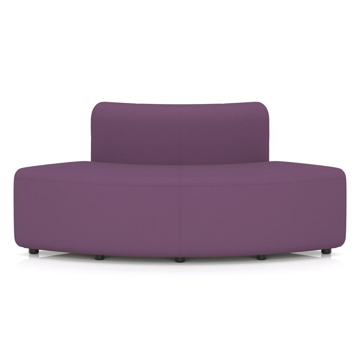 Commercial 90 degree outer curve modular seating low back – Prime