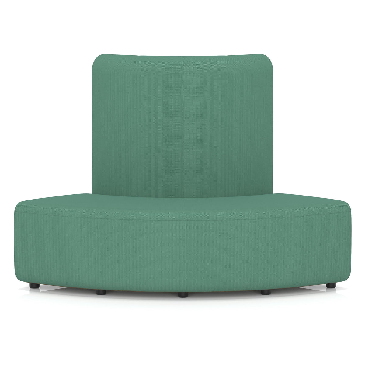 Commercial 90° Outer Curve Modular Seating – High Back – Crib 5 Contract Rest - Industrious Decor