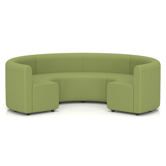 Commercial Circular Booth Seating – Low Back – Crib 5 - Industrious Decor