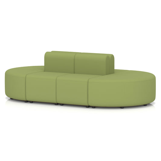 Commercial Capsule Island Seating – 8 Seater Low Back – Crib 5 - Industrious Decor
