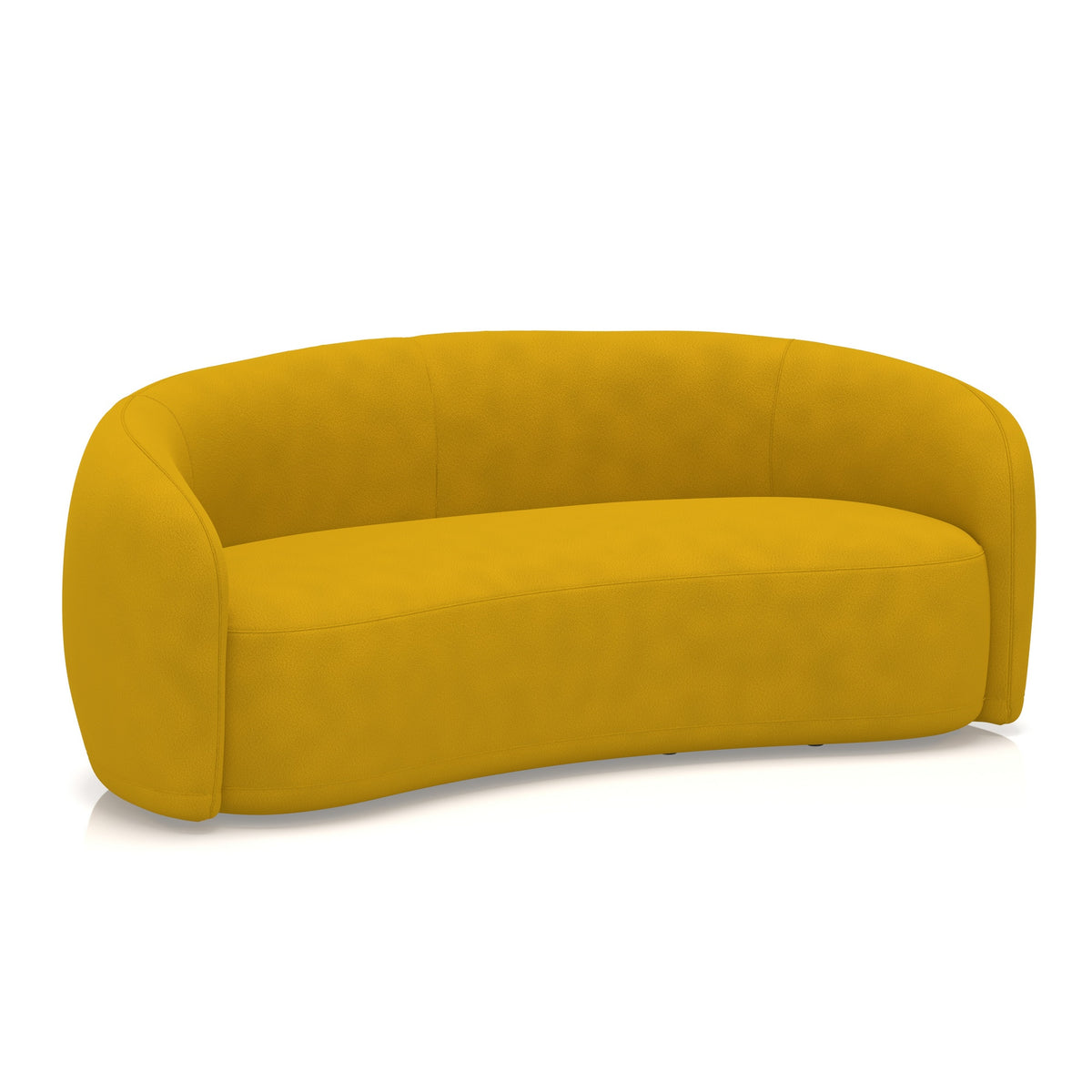 Jodie Bespoke Curved Sofa – Como Fabric Sunburst - Industrious Decor