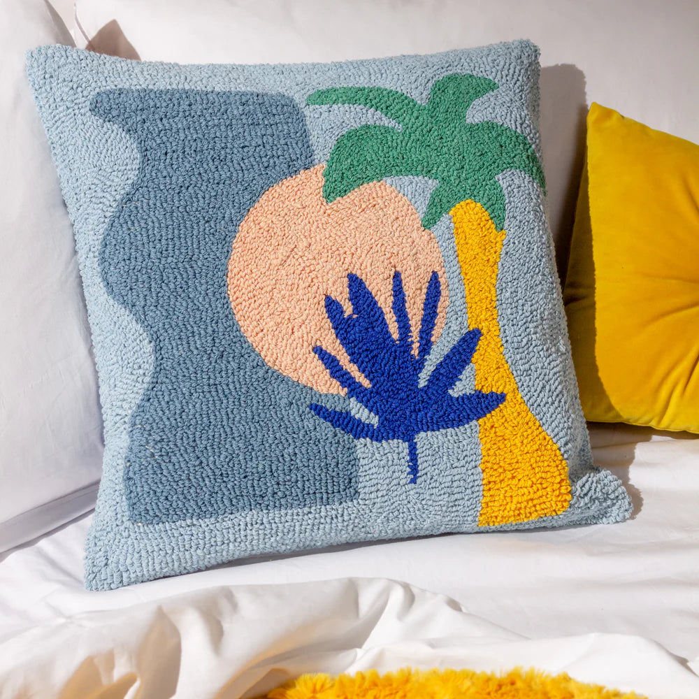 Palm Knitted Cushion