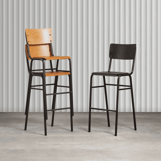 Old School Stacking Bar Stool - Industrious Decor