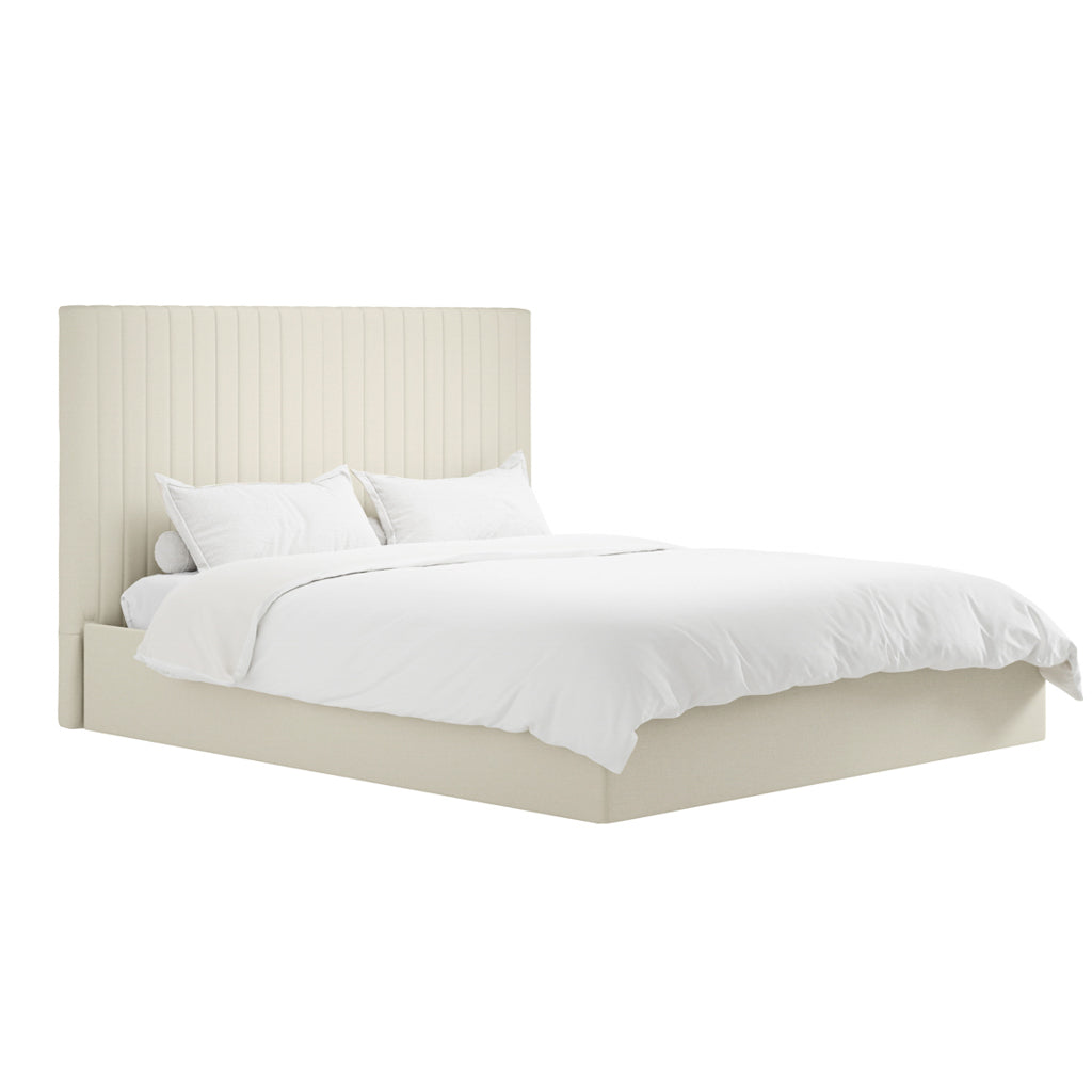Cheshire Ottoman Bed Super King Ivory - Industrious Decor