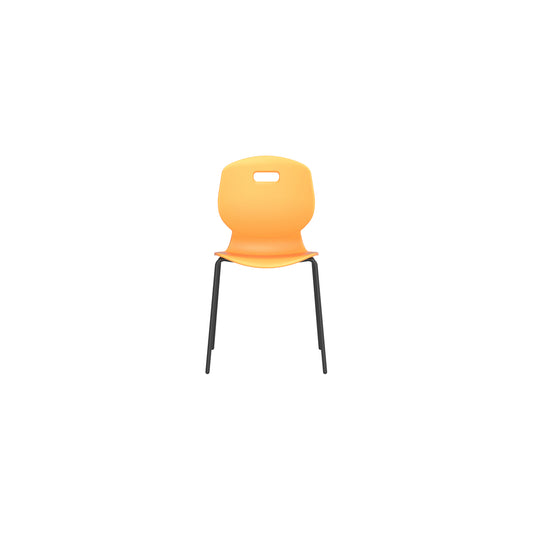 Edren Four-Leg Classroom Chair Marigold - Industrious Decor