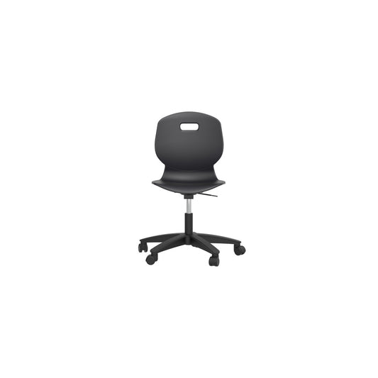 Edren Swivel Classroom Chair Size 6 Anthracite - Industrious Decor