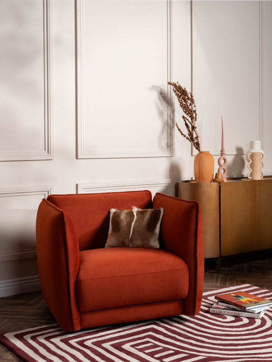 Sienna Luxe Swivel Armchair.