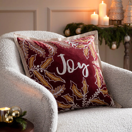 Joy & Holly Cushion