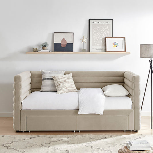 Bunny Day Bed Taupe - Industrious Decor
