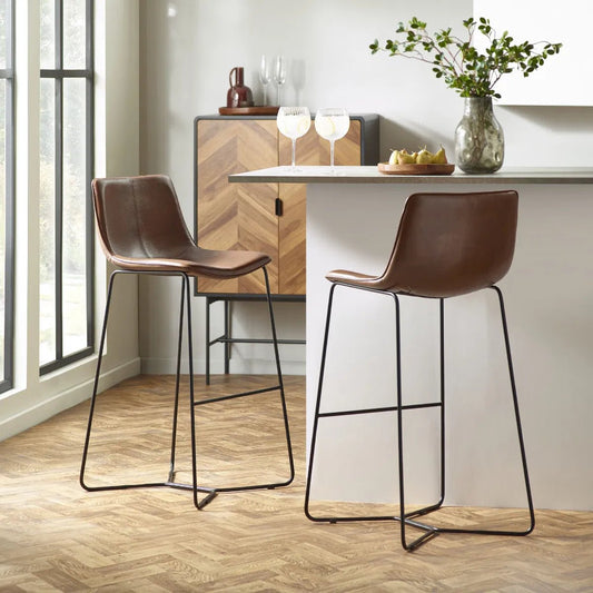 Boston Bar Stool Sold in Pairs - Industrious Decor