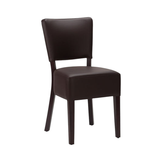 The Clerkenwell Dining Chair | Contract Grade | In Stock Dark Brown Wenge Legs - Industrious Decor