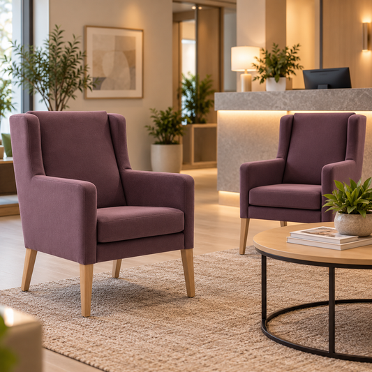 Hollingmere High-Back Lounge Chair - Industrious Decor