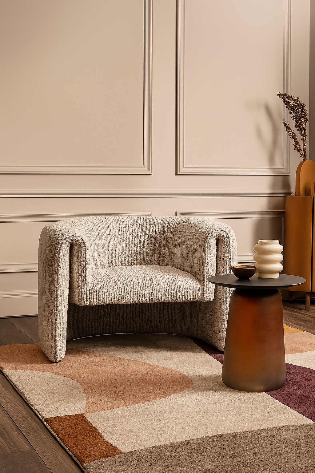 Ombra Glass Lamp Table