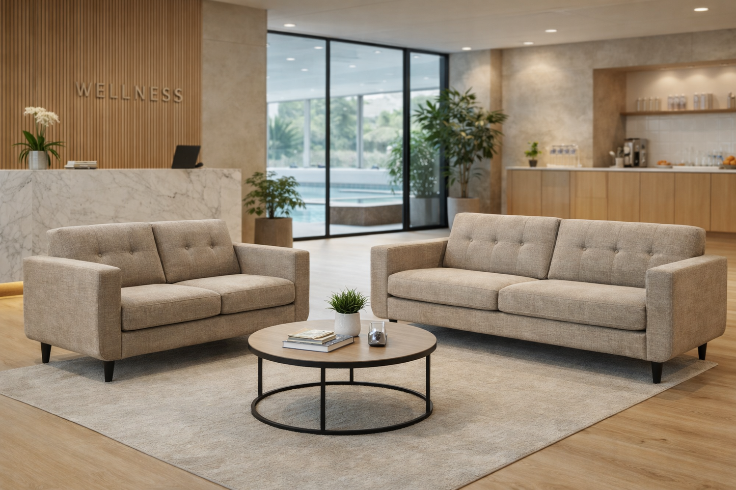 Fenwick 2-Seater — Bespoke CRIB 5 Contract Sofa