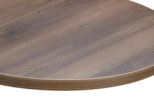 Tobacco Walnut Effect Round Table Top - Industrious Decor
