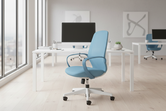 Huck Mesh Task Chair Blue — Office Lifestyle