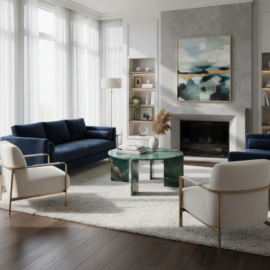 Venus Coffee Table – Emerald Terrazzo - Industrious Decor