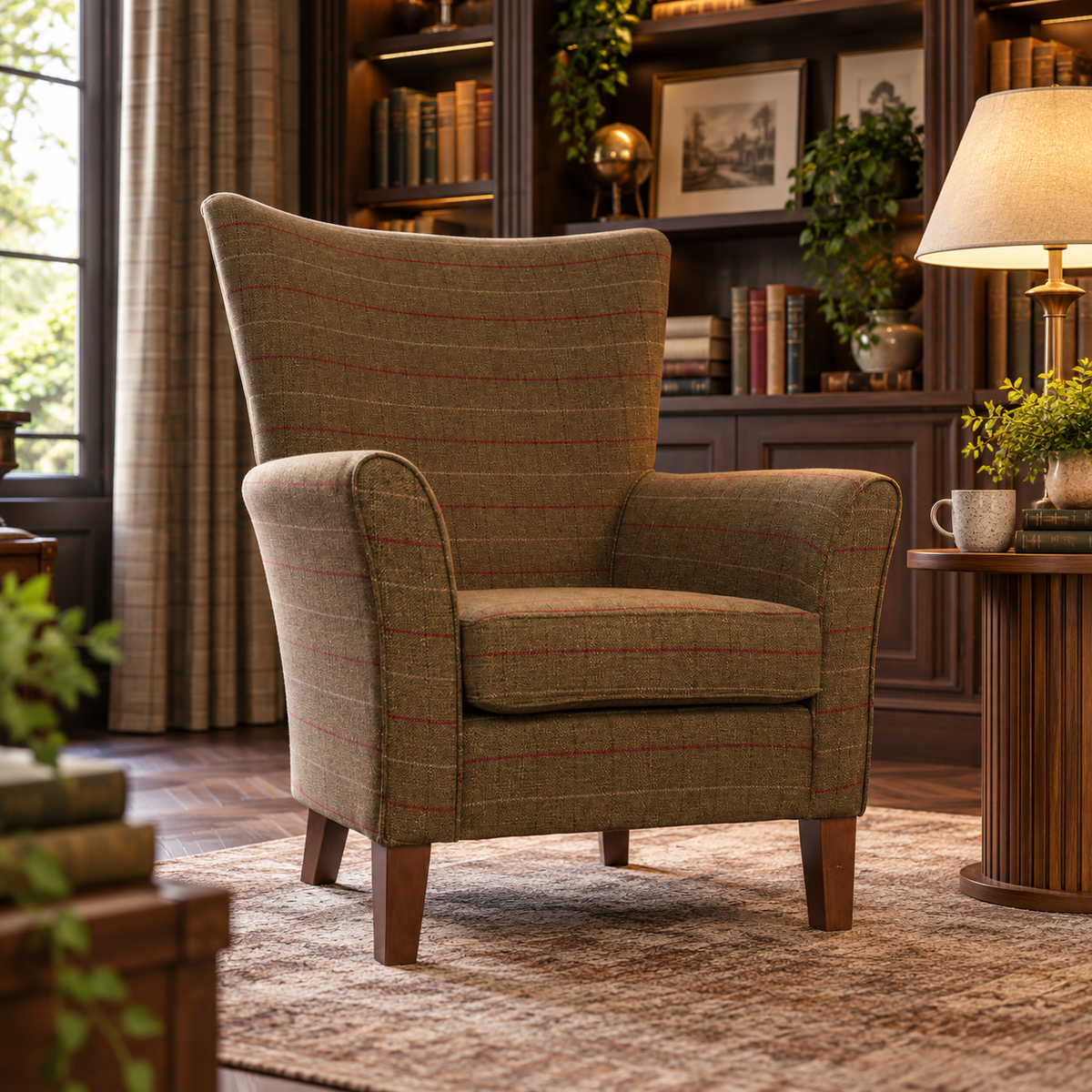 Wetherby High Back Lounge Chair – CRIB 5. - Industrious Decor