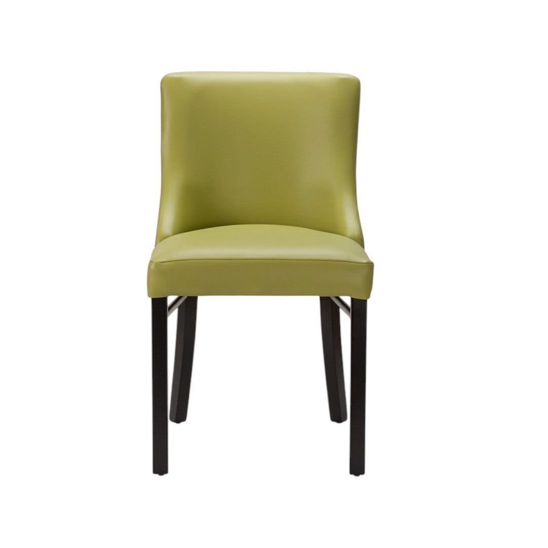 The Mayfair Dining Chair | Contract Grade | In Stock Lime Green Black Legs - Industrious Decor