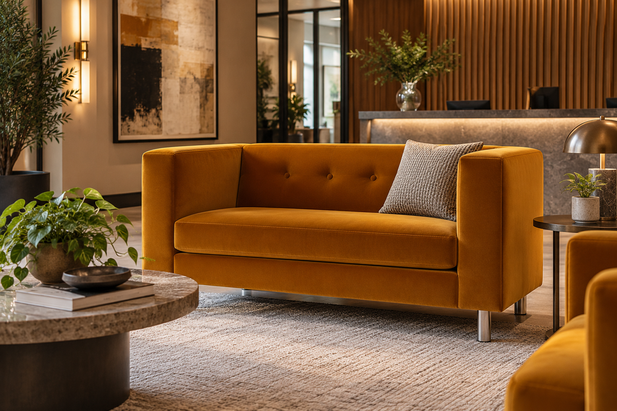 Bexmere Button-Back 2-Seater Sofa - Industrious Decor