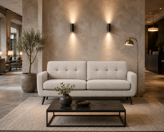 Skipton 3-Seater — Stone | CRIB 5 | In Stock - Industrious Decor