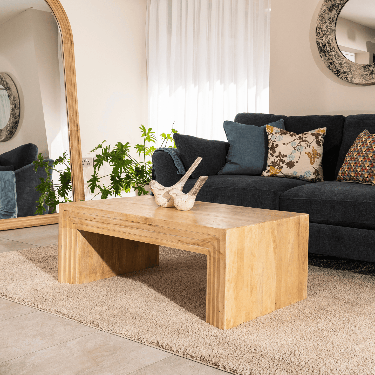 Stepwood Coffee Table - Industrious Decor