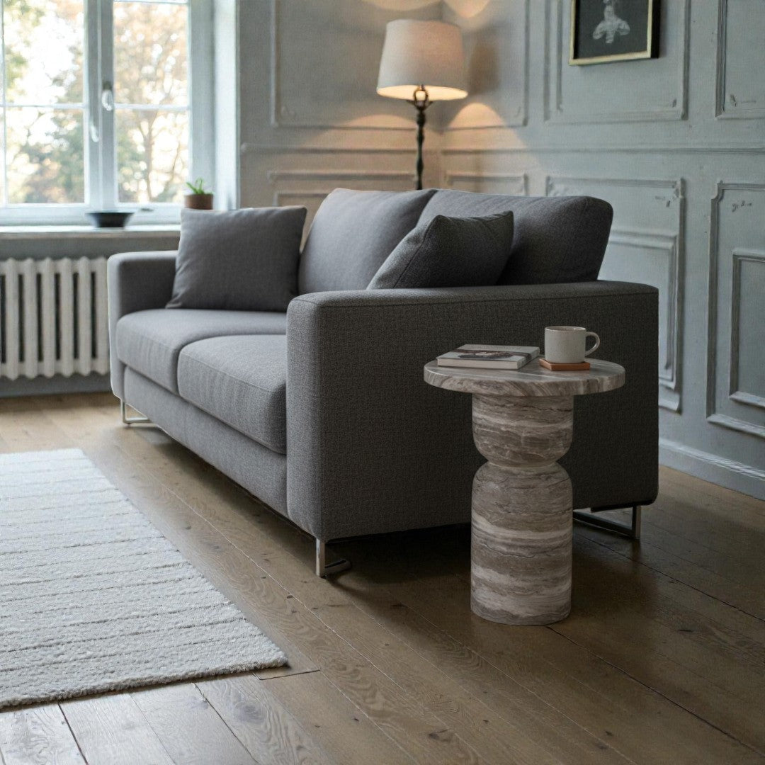 Sculpta Pedestal Accent Table